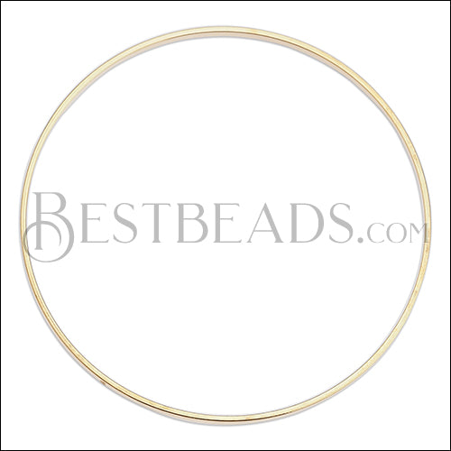 50mm Brass Ring GOLD - 10 pcs