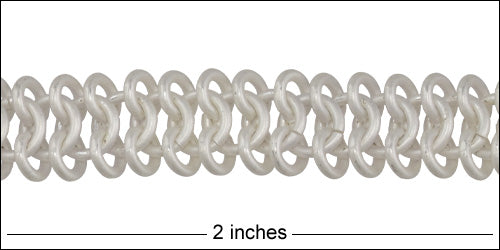 triple chainmail chain MATTE SILVER