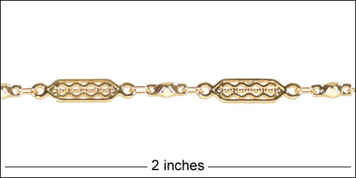 tribal filigree chain GOLD