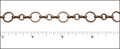 big and small circle chain ANT. COPPER