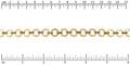 washer chain MATTE GOLD