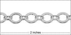 washer chain SILVER PLATE