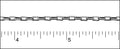 2.0 rectangle rolo chain ANT. SILVER