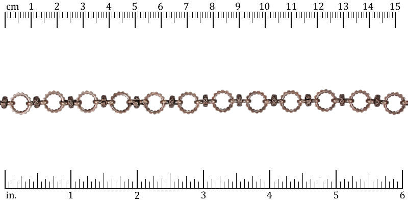 Ruler shown in 1/16-inch increments.<br>Click on image to zoom.