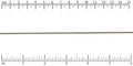 Tiny Rectangle chain ANT. BRASS