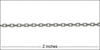 Tiny Rectangle chain ANT. SILVER