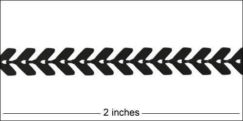Chevron chain NITE BLACK