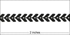 Chevron chain NITE BLACK