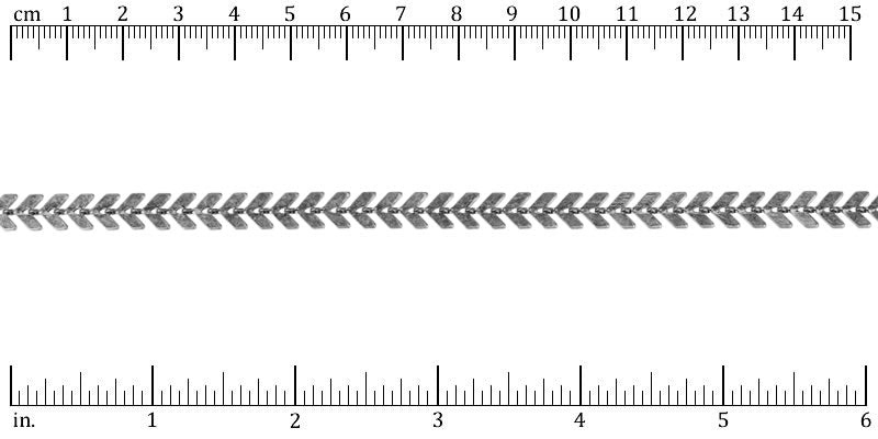 Ruler shown in 1/16-inch increments.<br>Click on image to zoom.