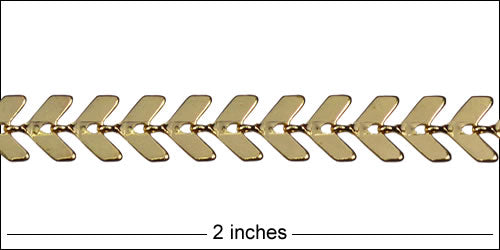 Chevron chain GOLD