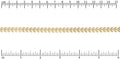 Chevron chain MATTE GOLD