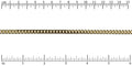5mm Flat Curb chain GOLD