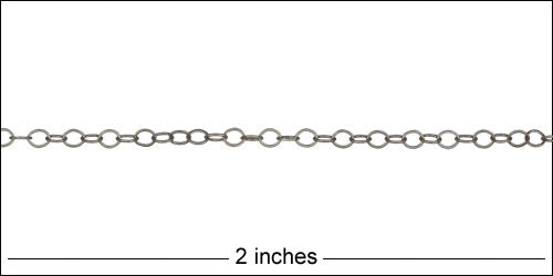 Tiny Bubbles chain MATTE GUNMETAL