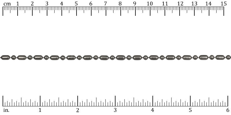 Ruler shown in 1/16-inch increments.<br>Click on image to zoom.