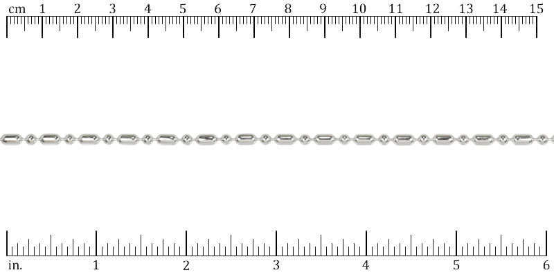 Ruler shown in 1/16-inch increments.<br>Click on image to zoom.