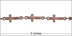 Cross chain ANTIQUE COPPER