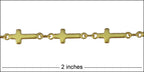 Cross chain MATTE GOLD