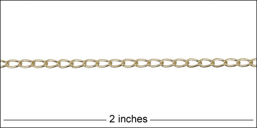 Small Elegant Curb chain GOLD