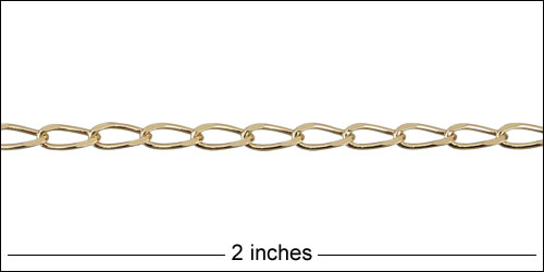 Medium Elegant Curb chain GOLD