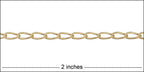 Medium Elegant Curb chain MATTE GOLD