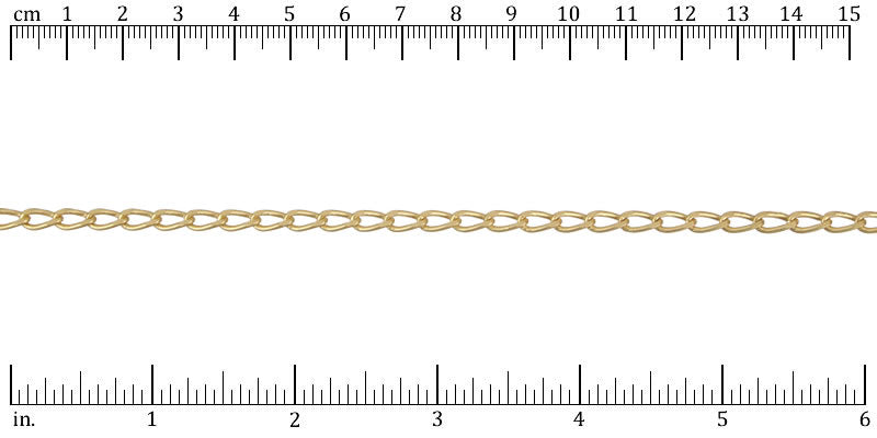 Ruler shown in 1/16-inch increments.<br>Click on image to zoom.