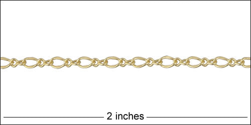 1:1 Figaro chain MATTE GOLD