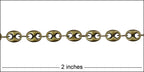 Pig Nose chain ANT. BRASS