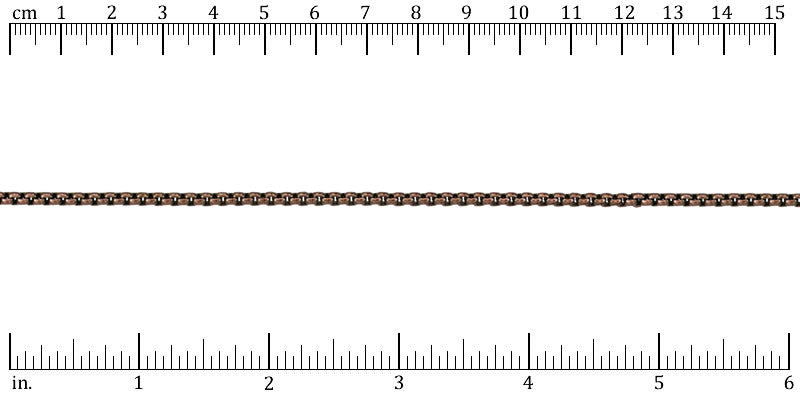 Ruler shown in 1/16-inch increments.Click on image to zoom.