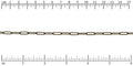 Paperclip chain ANT. BRASS