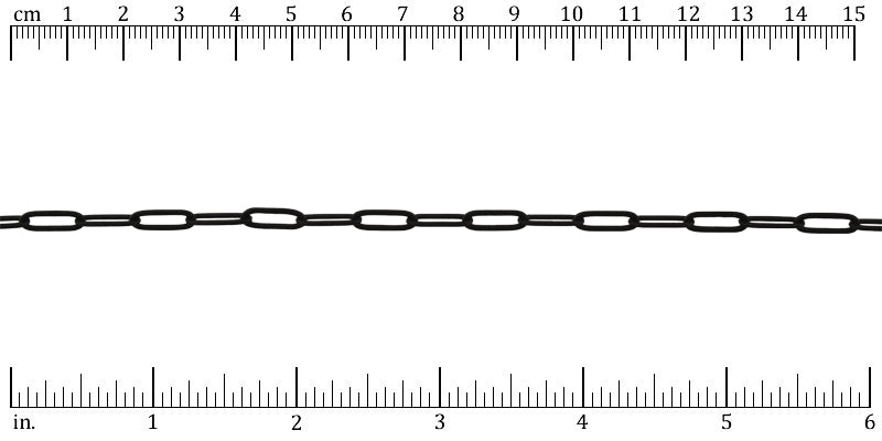 Ruler shown in 1/16-inch increments. Click on image to zoom.