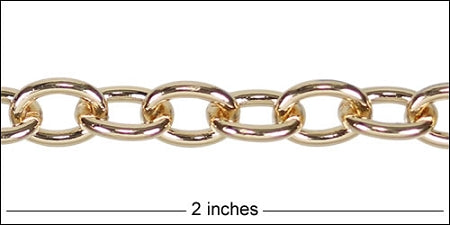 medium heavy cable chain GOLD