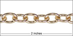 medium heavy cable chain GOLD