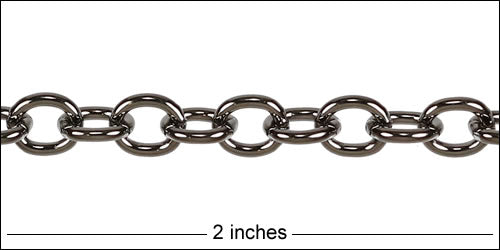 small heavy cable chain GUNMETAL