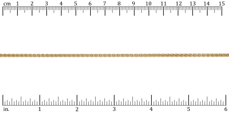 Ruler shown in 1/16-inch increments. Click on image to zoom.