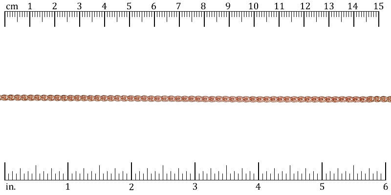 Ruler shown in 1/16-inch increments.Click on image to zoom.