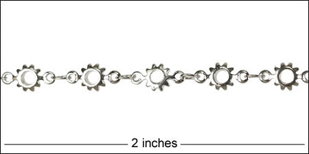 cog chain RHODIUM