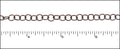 medium circle chain ANT. COPPER