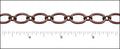 big & tiny cable chain ANT. COPPER