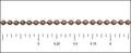 2mm ball chain ANT. COPPER