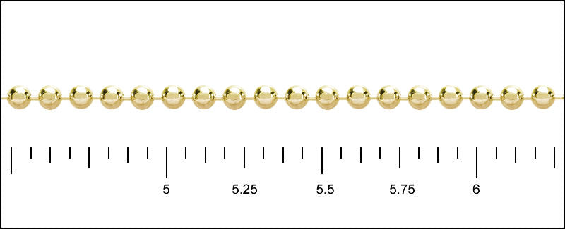 Ruler shown in 1/16-inch increments.<br>Click on image to zoom.