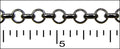 3.8mm Rolo chain GUNMETAL