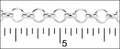 3.8mm Rolo chain SILVER PLATED