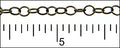 fine circles chain ANT. BRASS