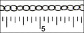 fine circles chain GUNMETAL