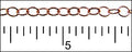 fine circles chain COPPER