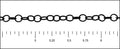 fine circles chain NITE BLACK