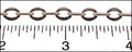 oval link chain ANT. SILVER