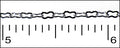 small peanut chain SILVER PLATED