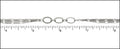 figaro triple strand chain ANT. SILVER