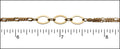 figaro triple strand chain MATTE GOLD